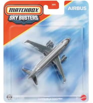 Matchbox Sky Busters - Airbus A320 Neo - Gri - JJW19
