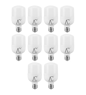 30W Torch Led Ampul 6500K (Beyaz Işık) 10 Adet
