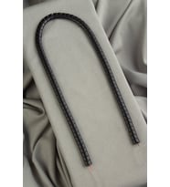 Hematit Doğal Taş Siyah Balık Sırtı Kesim 5x7mm Dizi