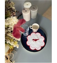 Pip Studio Kuşlu Kokteyl Peçete Tekli (Kırmızı Pembe)
