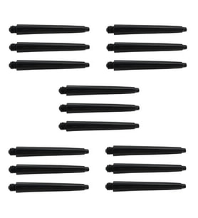 5 SET (15 Adet) 48 mm DARTSAN NYLON DART ŞAFT-SHAFT. Siyah
