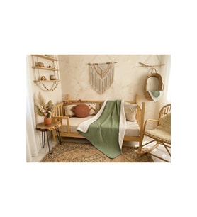 Çift Yüzlü Pike Wellsoft bebek battaniyesi