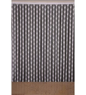 KELEBEK  MODEL BEYAZ RENK İP PERDE HAZIR DÜĞMELERİ DİKİLMİŞ İP PERDE 300*270 cm