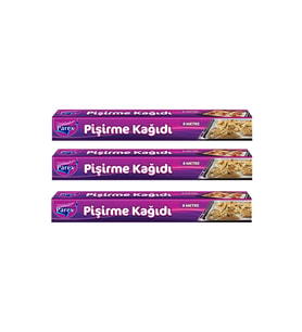 Pişirme Kağidi 8 Mt Üçlü Paket
