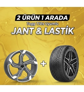 Togg T10x Uyumlu Momo225/60R18 Kış Lastiği 4 Adet Yılı:2025+DY1708 MGMD 18"Jant 4 Adet