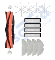 Dreame D9,D9 Max,L10 Pro,D9 Pro Uyumlu 1 Ana Fırça 4 Yan Fırça 4 Filtre 4 Mop PKT-iasgf0000144