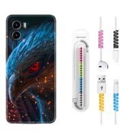 Vivo Y15S Y32 Y33S Y51 Y53S Kılıf Kablo Koruma Spiral Silikon Şahin 1756