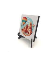 Kapadokya Baskılı MDF Masaüstlük 10X10