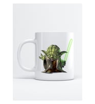 Star Wars Yoda Baskılı Porselen Kupa Bardak