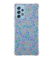 Samsung Galaxy A72 Uyumlu Köşe Korumalı Antişok Kapak Hello Kitty Tasarımlı Şeffaf  Kılıf