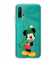 Xiaomi Poco M3 Uyumlu Kapak Mickey Mouse Tasarımlı Şeffaf Silikon Kılıf