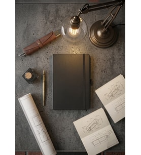 Kişiye ve Kuruma Özel İsim / Logo Yazılı Termo Deri Defter - Kalemlikli ve Lastikli Kurumsal Ajanda