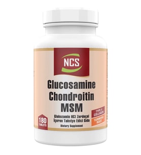 Glucosamine Chondroitin Msm 180 Tablet Collagen Glukozamin