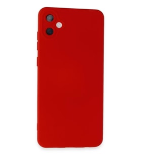 Newface Samsung Galaxy A05 Kılıf Nano içi Kadife Silikon - Kırmızı