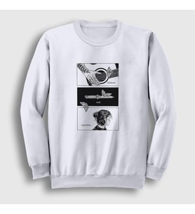 Presmono Unisex Beyaz Endure And Survive Oyun Last Of Us Sweatshirt 357781tt