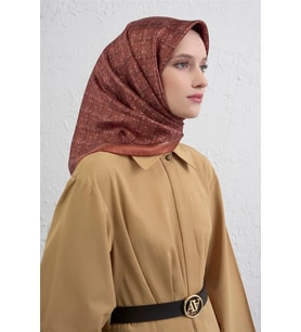 08 Armine Twill İpek Eşarp 9405D