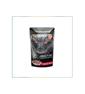 ProChoice Pouch Tahılsız Kuzu ve Ciğerli Kedi Konserve 85gr