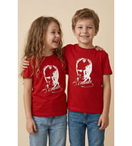 Atatürk Baskılı Kırmızı Renk T-Shirt