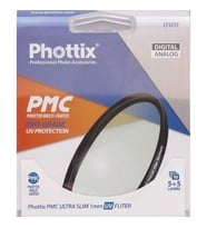 Phottix 55mm PMC Ultra Slim UV Protection Filtre (Siyah)