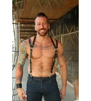 İPTİLA ERKEK HARNESS FANTAZİ AKSESUAR (Siyah)