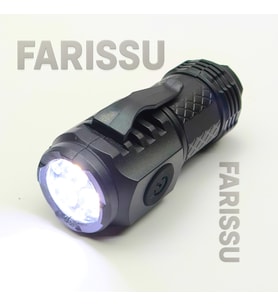 3 LED'li Güçlü Mini El Feneri Şarj Edilebilir Type-C