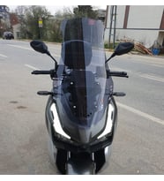MOTOCAM Kral Arneb 150 Ön Cam 2023-2026 Model 65cm Füme Renkli 4mm ORTA BOYLU