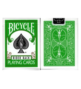 Bicycle Standart Index Yeşil Rider Back Oyun Kağıdı Kartı iskambil Kartları (Karışık)