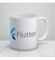 Flutter Tasarımlı Kupa Bardak (Çok Renkli)