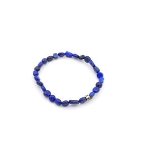 AMORF KESİM DOĞAL LAPİS LAZULİ TAŞI BİLEKLİK 1.KALİTE