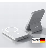 Woyax By Deji Magsafe Powerbank 10000mah Standlı Hızlı Taşınabilir Batarya iPhone 12 13 14 15 16 Android (Beyaz)