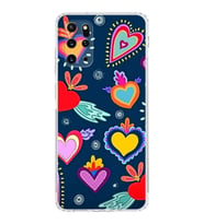 PrintiFy Samsung Galaxy S20 Plus ile Uyumlu Retro Color 3  Kamera Korumalı Şeffaf  Kılıf
