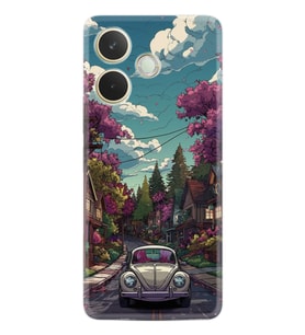 Oppo A5 Pro 5G Kılıf Boutique Baskılı Resimli Tosbağa Pcode -084