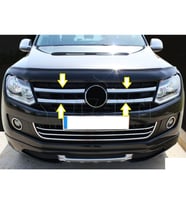 VW Amarok Krom Ön Panjur 4 prç. 2010 Üzeri P. Çelik