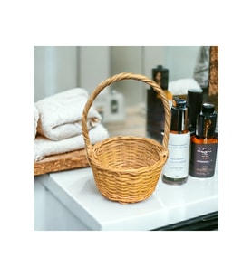 Mini Bambu Sepet Organizer Hasır Düzenleyici Sepet