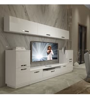 Decoraktiv Trendstyle 9 Slm Tv Ünitesi Tv Sehpası - Parlak Beyaz