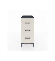 Kronos Komodin 3 Çekmeceli 44x59x96 Antrasit-Aytaşı