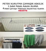 2 Adet Kalorifer Petek Kurutma Askılık, Çamaşır askılık, askılık, çamaşırlık, petek üstü askılık