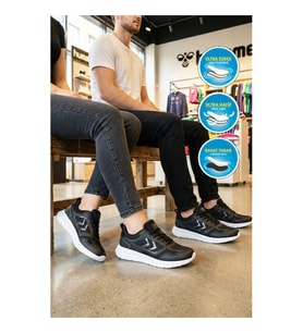 Hummel 900895 Hml Rush II Siyah-Siyah Unisex Spor Ayakkabı