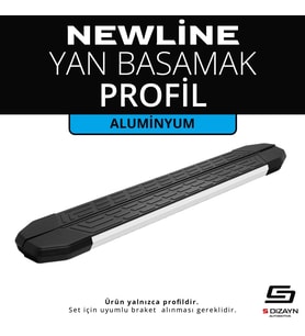 Newline Aluminyum Yan Basamak Profil 183 Cm Etekli 36lık