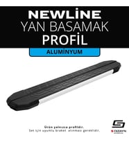 Newline Aluminyum Yan Basamak Profil 183 Cm Etekli 36lık