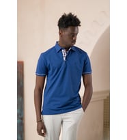Paul Martin Regular Fit Yaka Garnili Pamuklu Polo Yaka T-shirt