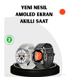 Akıllı Saat Kablosuz Şarj Sosyal Medya Bildirimli