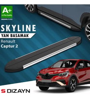 S-Dizayn Renault Captur 2 Skyline Krom Yan Basamak 183 Cm 2020 Üzeri A+ Kalite