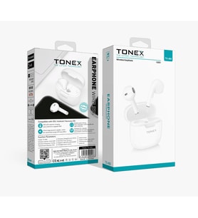 Tonex TX-460 Bluetooth Kulaklık Kablosuz  V5.3+EDR - Beyaz (Siyah)