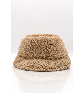 Kadın Kışlık Suni Kürk Camel Peluş Şapka