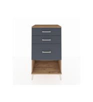 Hyperion Komodin 3 Çekmeceli 60x44x106 Çam-Antrasit