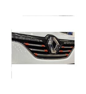 Megane 4 Krom Ön Panjur  2016 - 2019  Paslanmaz Çelik 5 Parça