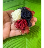 4X4 CM ZİRKON ZİNCİRLİ ÇİÇEKLİ İĞNELİ BROŞ YAKA İĞNESİ GİYİM AKSESUARI
