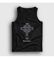 Presmono Unisex Siyah Cross Black Sabbath Atlet 17486tt