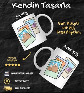 Kişiye Özel Fotoğraflı Kupa Bardak